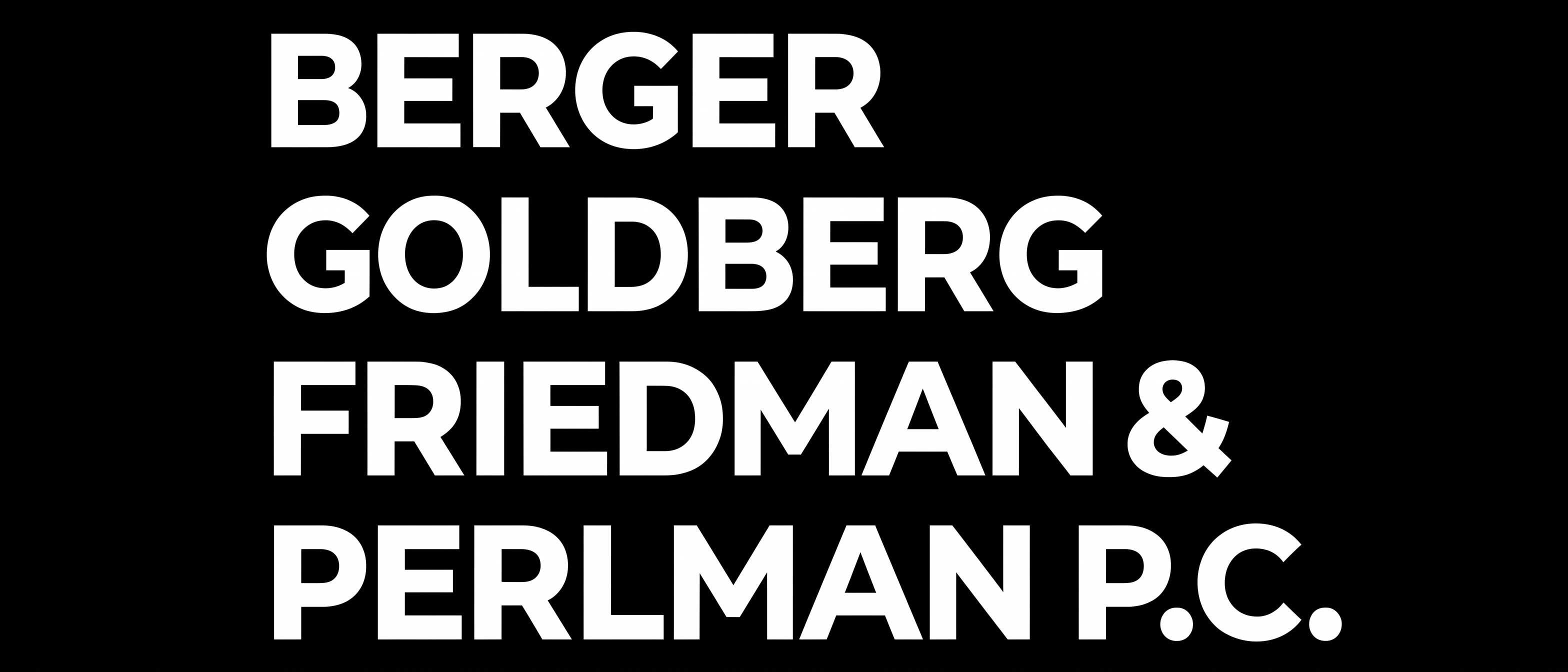 Berger, Goldberg, Friedman, & Perlman P.C.